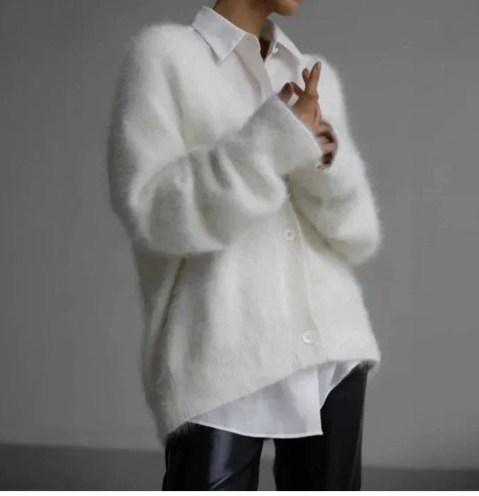 MIRLA Cárdigan en lujosa mezcla de lana